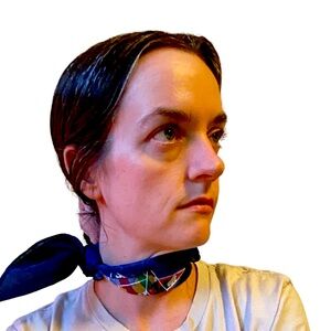 Vintage origami scarf